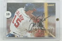 1997 Fleer Tim Salmon 50 Autographed