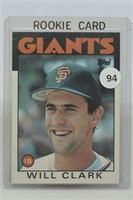 1986 Topps Will Clark 24T