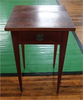 Cherry One Drawer Stand Table