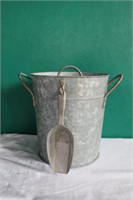 Vintage Ice Bucket and Scoop