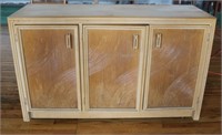 3 Door Cabinet with One Drawer and Shelves