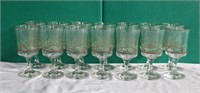 Lot of 14 Arby's (1985-86) Holiday Stemware