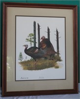 Framed "Wild Turkey" Print by Ray Harm
