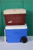Lot of 2 Coolers