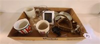 Misc Lot, Digital Photo Frame, Mugs and MOre