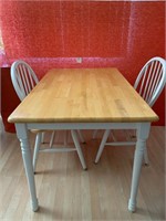 Breakfast Nook Table & 2 chairs