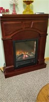 Electric Fireplace Heater w/remote 38" X 32"