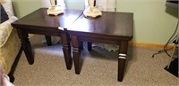 Pair of Good Solid End tables
