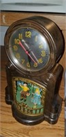 Master Craftsman Swinging Playmates Vintage Clock