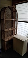 Porch Shelf & Laundry Hamper