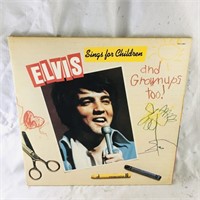 Elvis Sings For Children 1978 LP Record