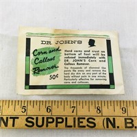Vintage Dr. John's Corn & Callous Remover Pack