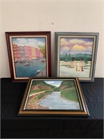 3 Oil Paintings