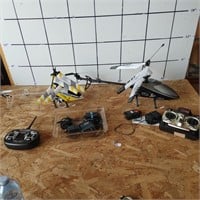2 Remote Helicopters