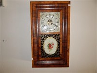 Antique E.N. Welch 2 Weight Wall Clock Works