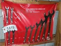 10 PC. METRIC COMBINATION WRENCH SET