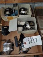 6 X'S BID BAITCASTERS & OTHER FISHING REELS