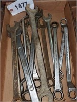 FLAT OF ASSORTED  WRENCHES
