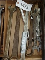 FLAT OF ASSORTED WRENCHES