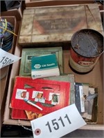 HOMEMADE STENCILS- ESSO CAN- MISC. HARDWARE