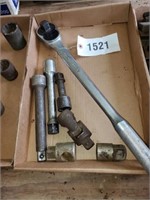 1/2" DRIVE RATCHET, EXTENSIONS, SWIVEL & OTHERS