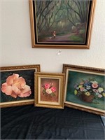 4 Oil Paintings