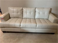 Contemporary Leather Sofa Excellent Condition