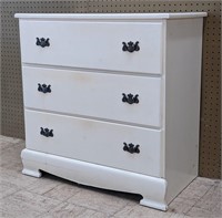 Vintage White Bedside Table/Nightstand