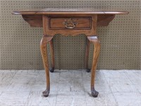 Century Queen Anne Dropleaf End Table