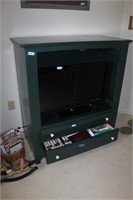 green entertainment tv stand 42.5" x 21" 47.5 high