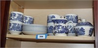8 tea cups and saucers , sugar bowl and creamer K
