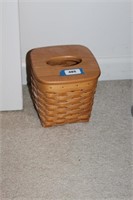 longaberger tissue basket with lid 2br