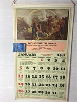 Wolgemuth Bros Florin Feeds Advertising Calendar