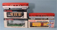 (3) Lionel Train Cars, (2) K-Line