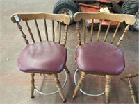 Two bar stools