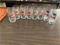 Coca Cola Santa glass set