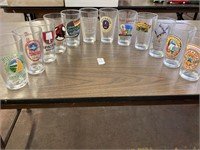 Assorted Micro brew glasses