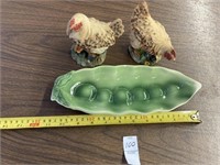 Madein Pea platter and chickens