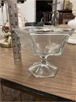 8 glass candy dishes