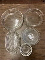 Pyrex Pie pans and other glass