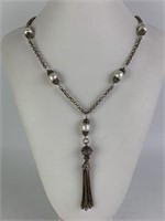 Sterling Necklace with Freshwater Pearls