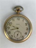 Vintage Elgin Pocket Watch with Case by Avalon
