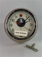 Soviet Russian Kauahguyckue Cast Iron Clock