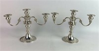 Pair of Gorham Weighted Sterling Candlesticks