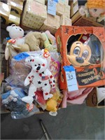 FLAT OF BEANIE BABY VINTAGE MICKEY MOUSE COSTUME