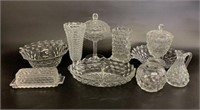Fostoria "American" Clear Glass Serving Pieces