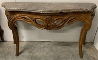 Louis XV Inspired Console with Marble Top