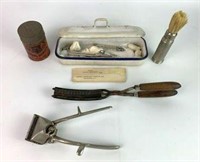 Selection of Antique Grooming & Medical Tools
