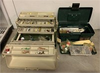 Tackle Boxes with Lures, Line & More
