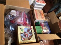 2 BOXES FULL OF VINTAGE CHRISTMAS THINGS